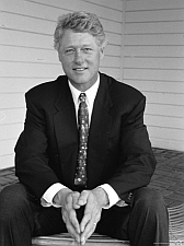 Alfred Eisenstaedt's portrait of 42nd U.S. President Clinton (Art.com)